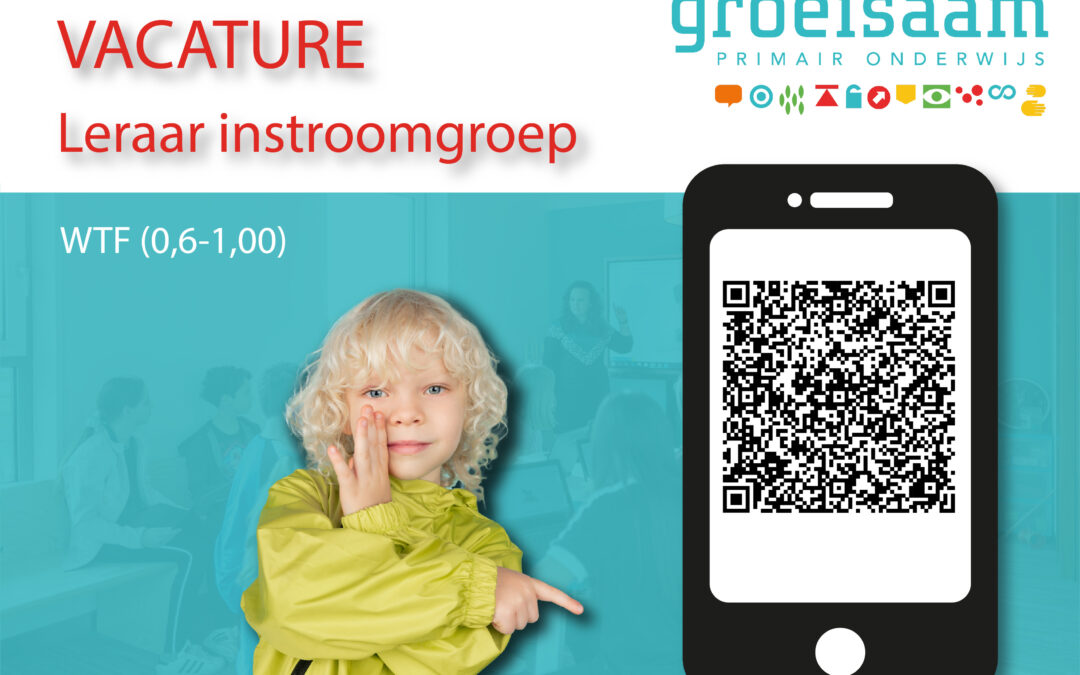 Vacature Leraar instroomgroep (wtf 0,6-1,0)
