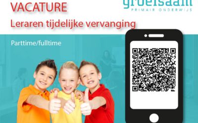 Vacature Leraren tijdelijke vervanging