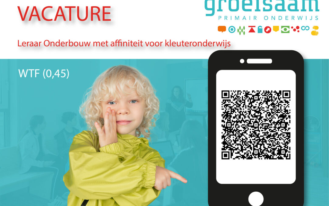 Leraar Onderbouw met affiniteit voor kleuteronderwijs