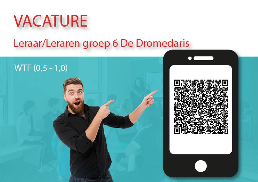 Leraar/leraren groep 6 De Dromedaris tot einde schooljaar
