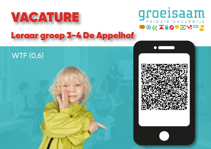 Leraar groep 3-4 IKC De Appelhof