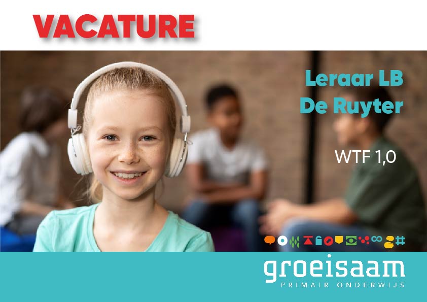 Leraar LB,  groep 6 De Ruyter