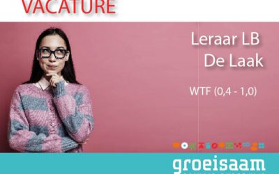 Leraar LB groep 7/8 (en overige groepen) De Laak Wamel (0,4-1,0 fte)