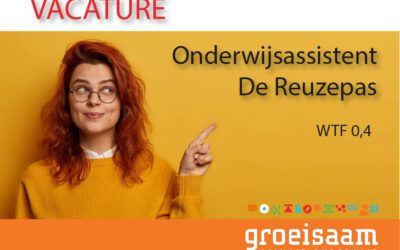 Onderwijsassistent De Reuzepas (0,4 fte)