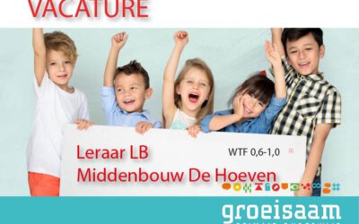 Leraar LB De Hoeven, middenbouw (0,6-1,0 fte)