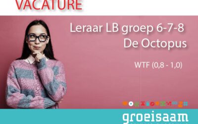 Leraar LB De Octopus, groep 6-7-8 (0,8 – 1,0 fte)