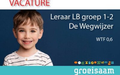 Leraar LB De Wegwijzer, groep 1-2 (0,6 fte)