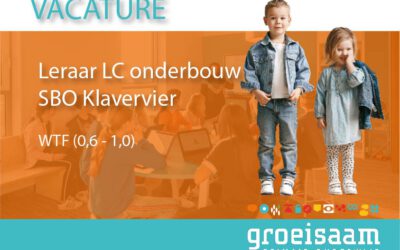 Leraar LC SBO Klavervier, onderbouw (0,6-1,0 fte)
