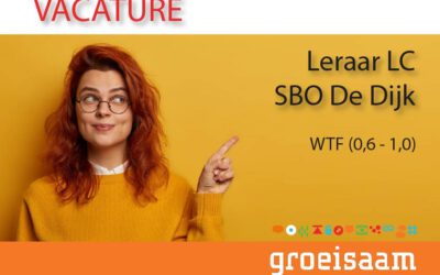 Leraar LC SBO De Dijk (0,6-1,0 fte)