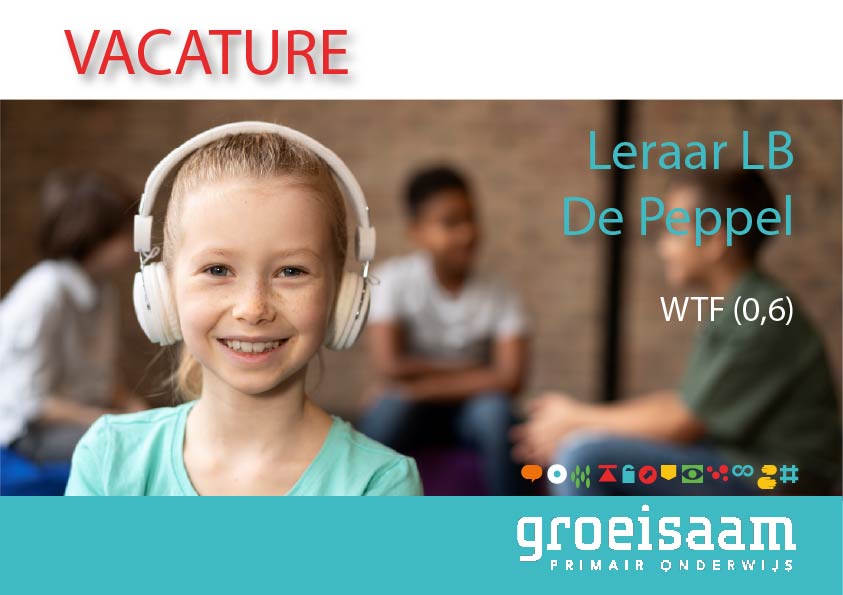 Leraar LB De Peppel Beuningen (0,6 fte)