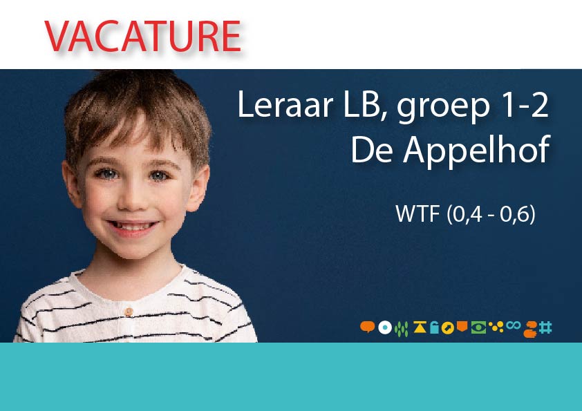 Leraar LB Unit 1, groep 1-2 De Appelhof