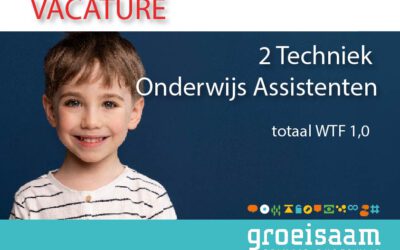 2 Techniek Onderwijs Assistenten (totaal 1,0 fte)